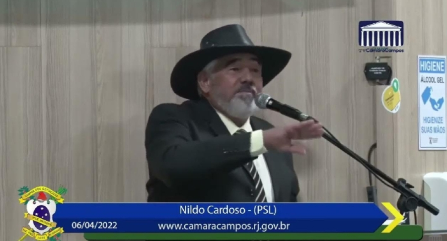 Nildo Cardoso deixa Secretaria e reassume cadeira na Câmara de Campos