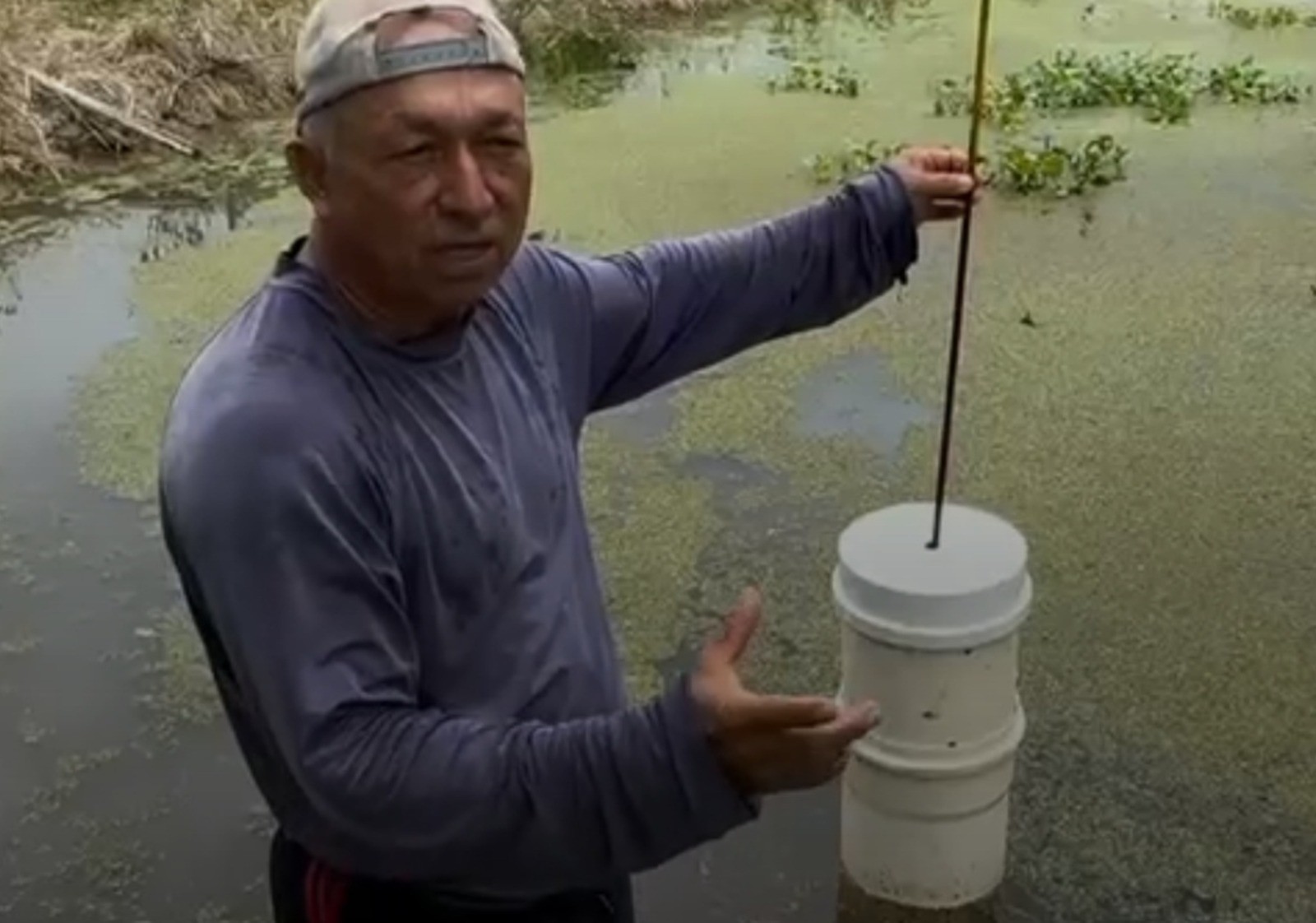 Morador de Itaocara cria sistema artesanal para monitorar chuva e se surpreende com fevereiro: 'o mais chuvoso que já observei'