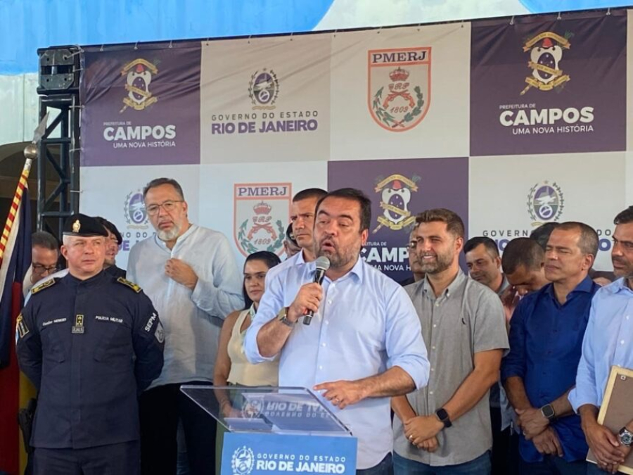 Governo do Estado confirma construção do Batalhão de Guarus e instalação de escola cívico-militar em Campos