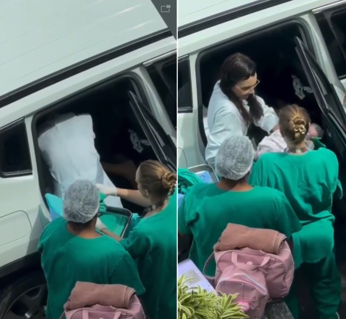 Médica realiza parto de bebê dentro de carro na porta de hospital em Campos, no RJ