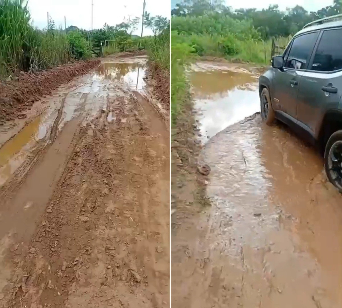 Moradores de Itaperuna reclamam das condições precárias das ruas