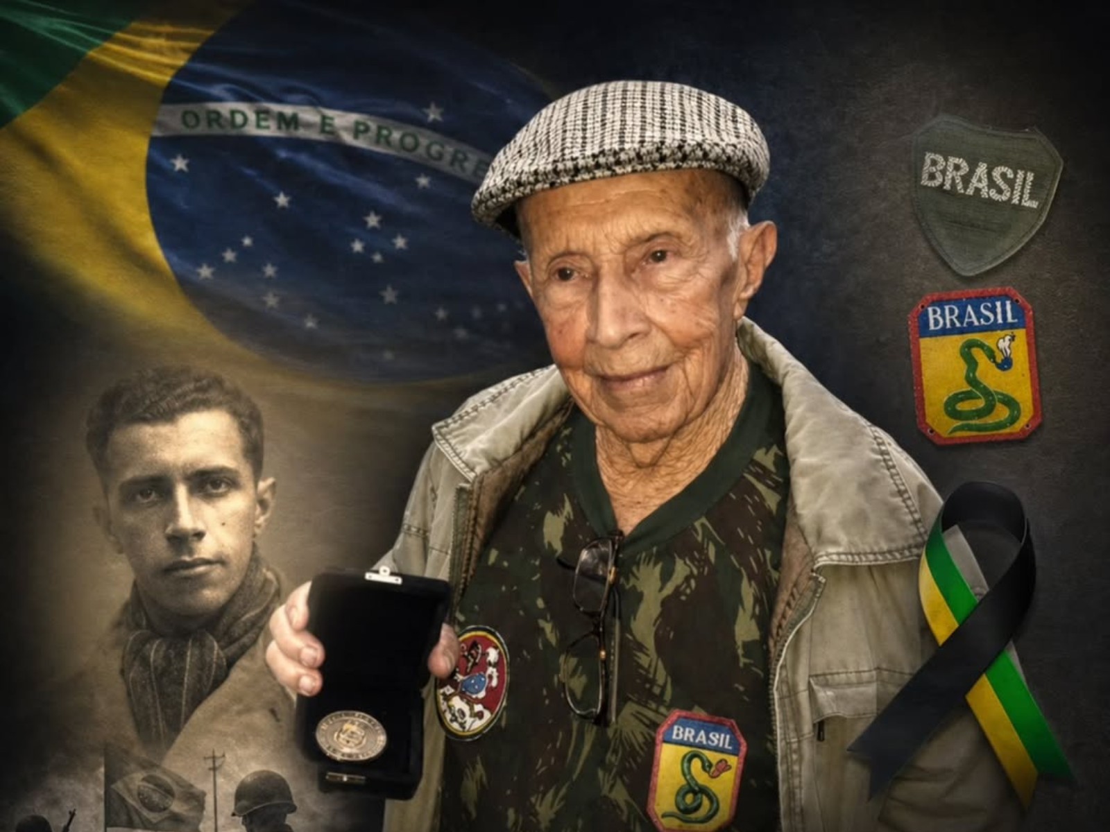 Morre aos 105 anos ex-combatente brasileiro da Segunda Guerra Mundial
