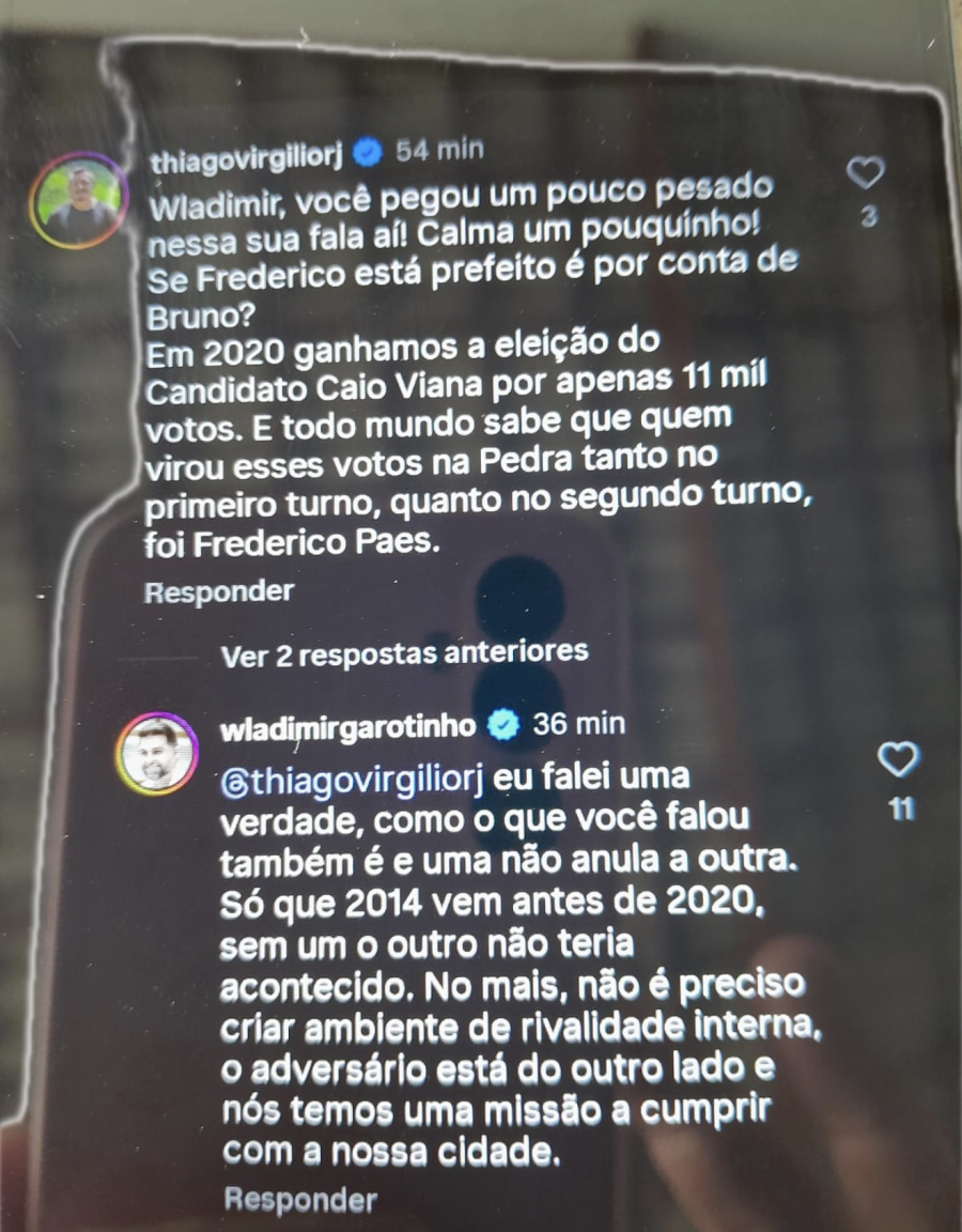 Declaração de Wladimir sobre Bruno Dauaire gera reação de aliados e amplia tensão política nas redes