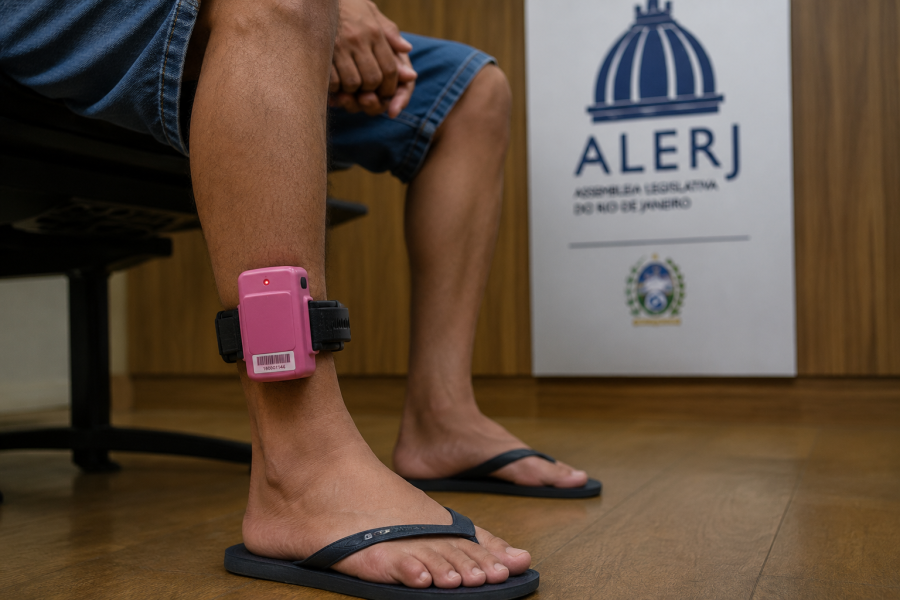 Deputados do RJ aprovam tornozeleira rosa para agressores de mulheres