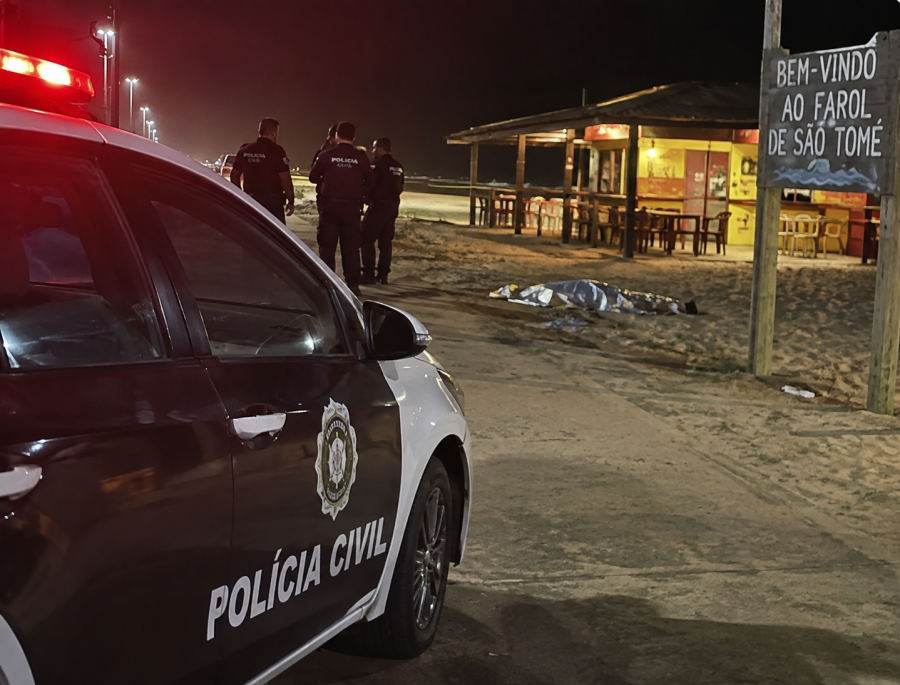 Homem ainda não identificado é morto a tiros no Farol de São Tomé