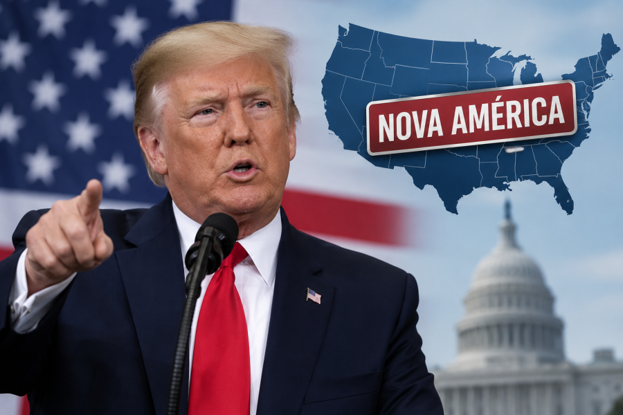 Trump propõe que estado mude nome para 'Nova América'